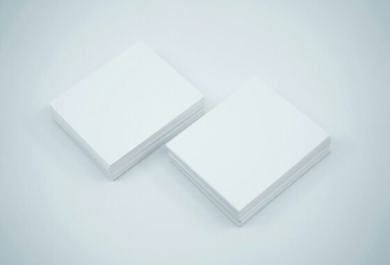 Business card proof